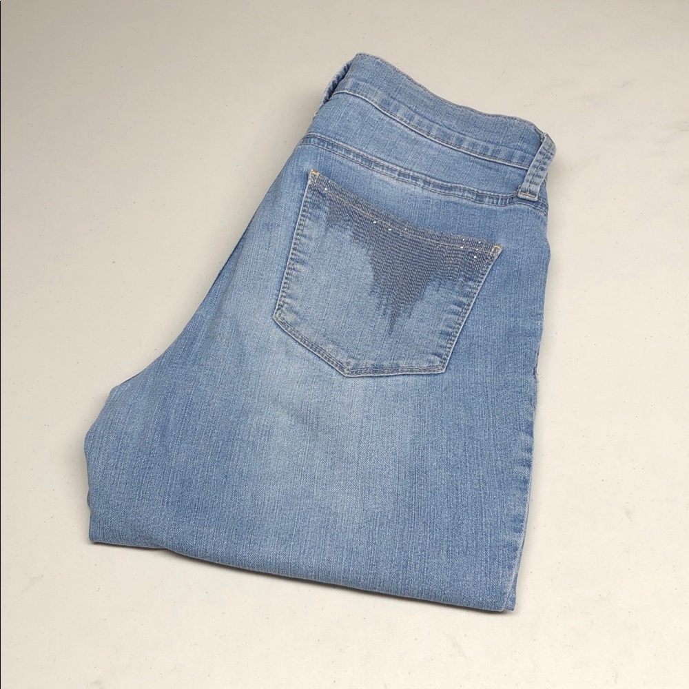 NYDJ HIGH-RISE CROP JEANS 6/28x19 ⭐️